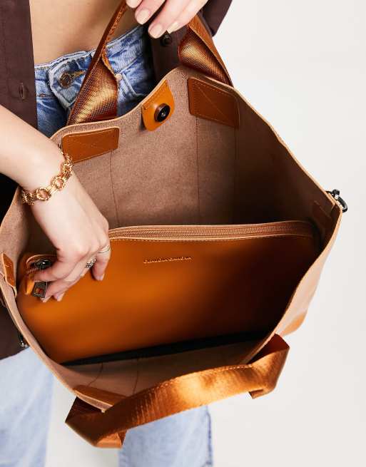 Everlane shop cognac tote