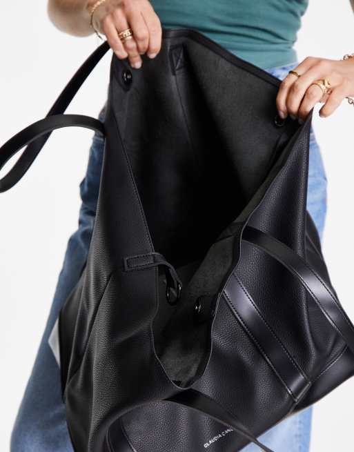 Black slouch 2024 tote bag