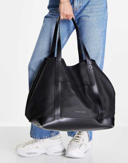 Black slouch 2024 tote bag