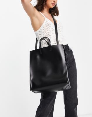 Claudia Canova wide strap crossbody bag in black