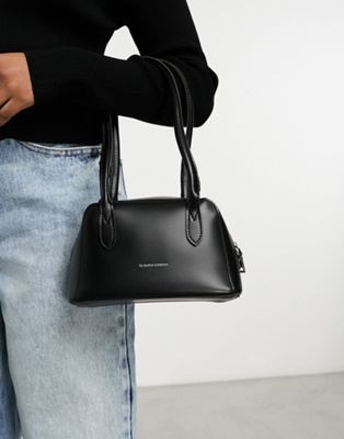 long handle shoulder bag in black