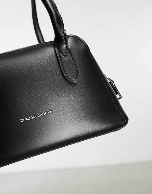 Claudia Canova long handle shoulder bag in black ASOS