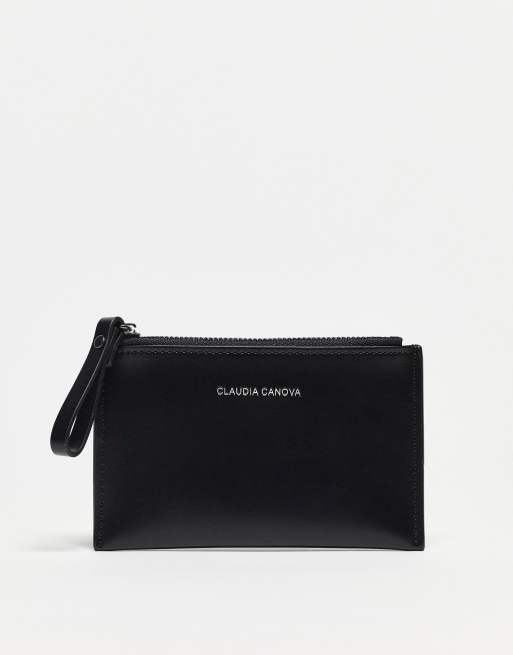 Claudia Canova - Porte-cartes zippé sur le dessus - Noir