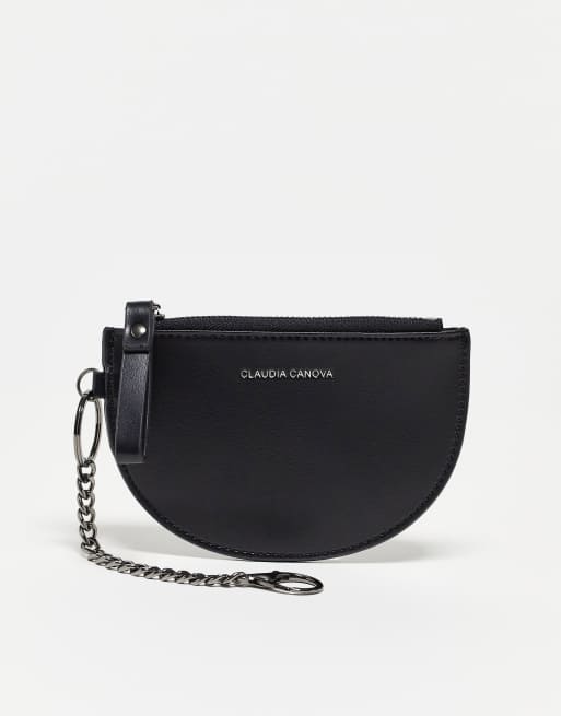 Claudia Canova - Porte-monnaie en demi-lune - Noir