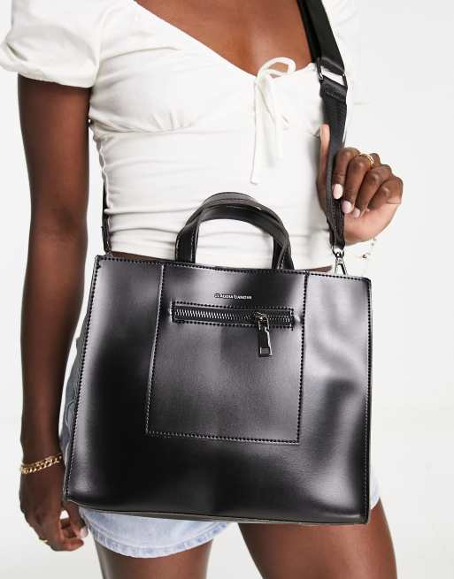 Sac a main noir carré new arrivals