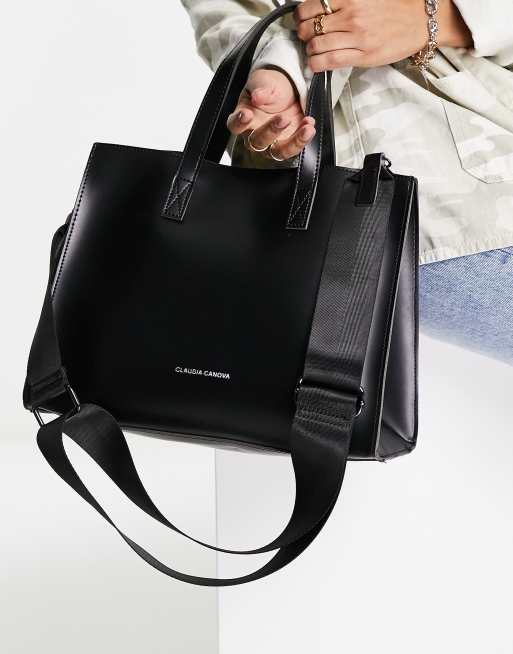 Square Shape Tote Bag with Shoulder Strap