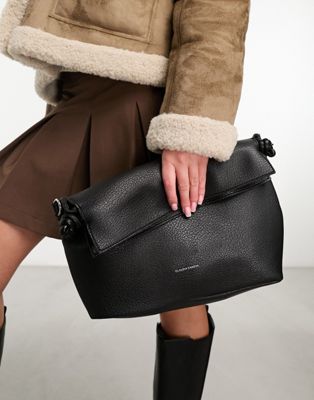 Claudia Canova slouchy mini bucket bag in black - ASOS Price Checker