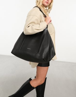 Claudia Canova slouchy oversized tote bag in black | ASOS