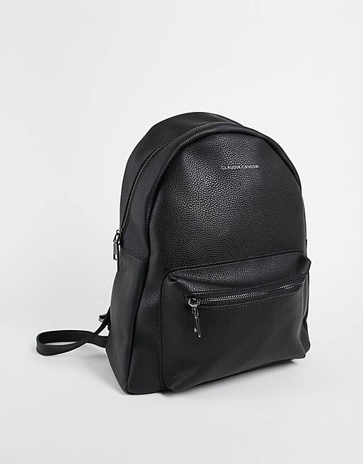 Claudia Canova soft grain backpack in black | ASOS