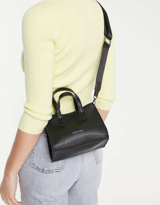 Black top 2025 handle crossbody bag