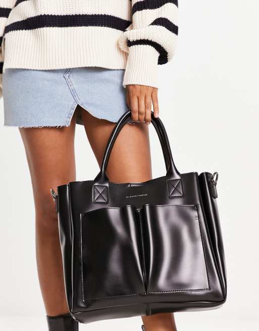 Claudia Canova - Tote bag à deux poches - Noir, 4 de 4