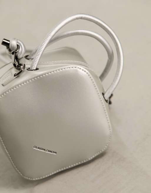 Silver triangle online bag