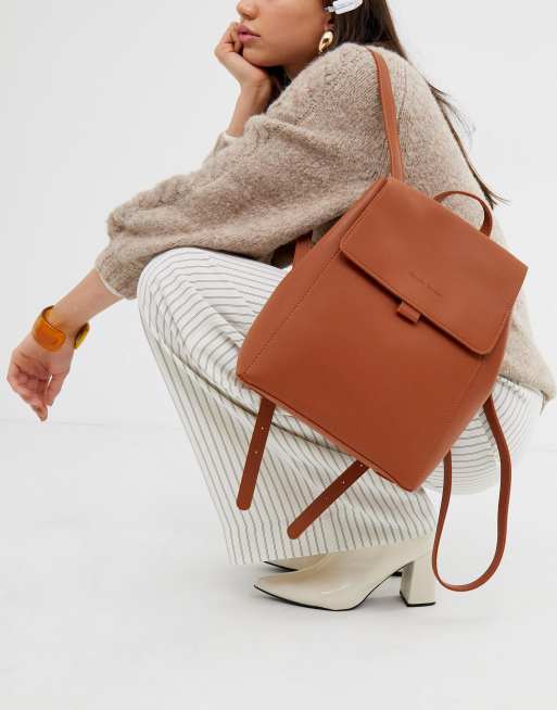 Claudia Canova Unlined Flapover Backpack ASOS