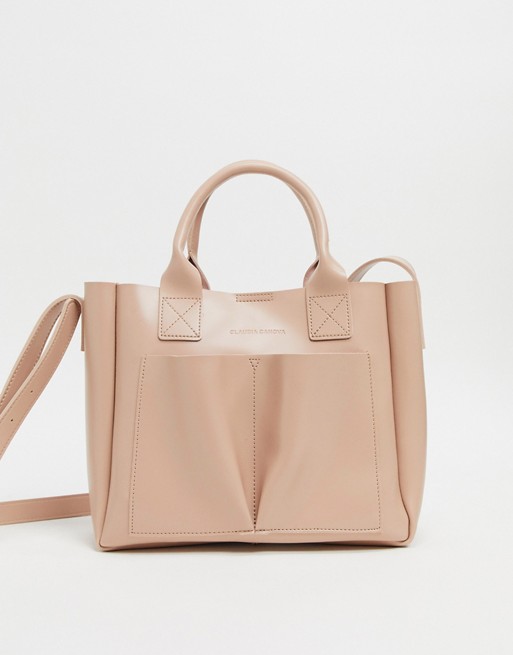 Claudia Canova Unlined Small Double Pocket Grab Bag