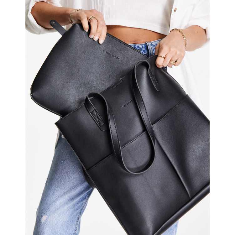 Claudia Canova shoulder tote bag in black