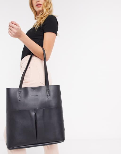 Claudia canova unlined two pocket tote bag new arrivals