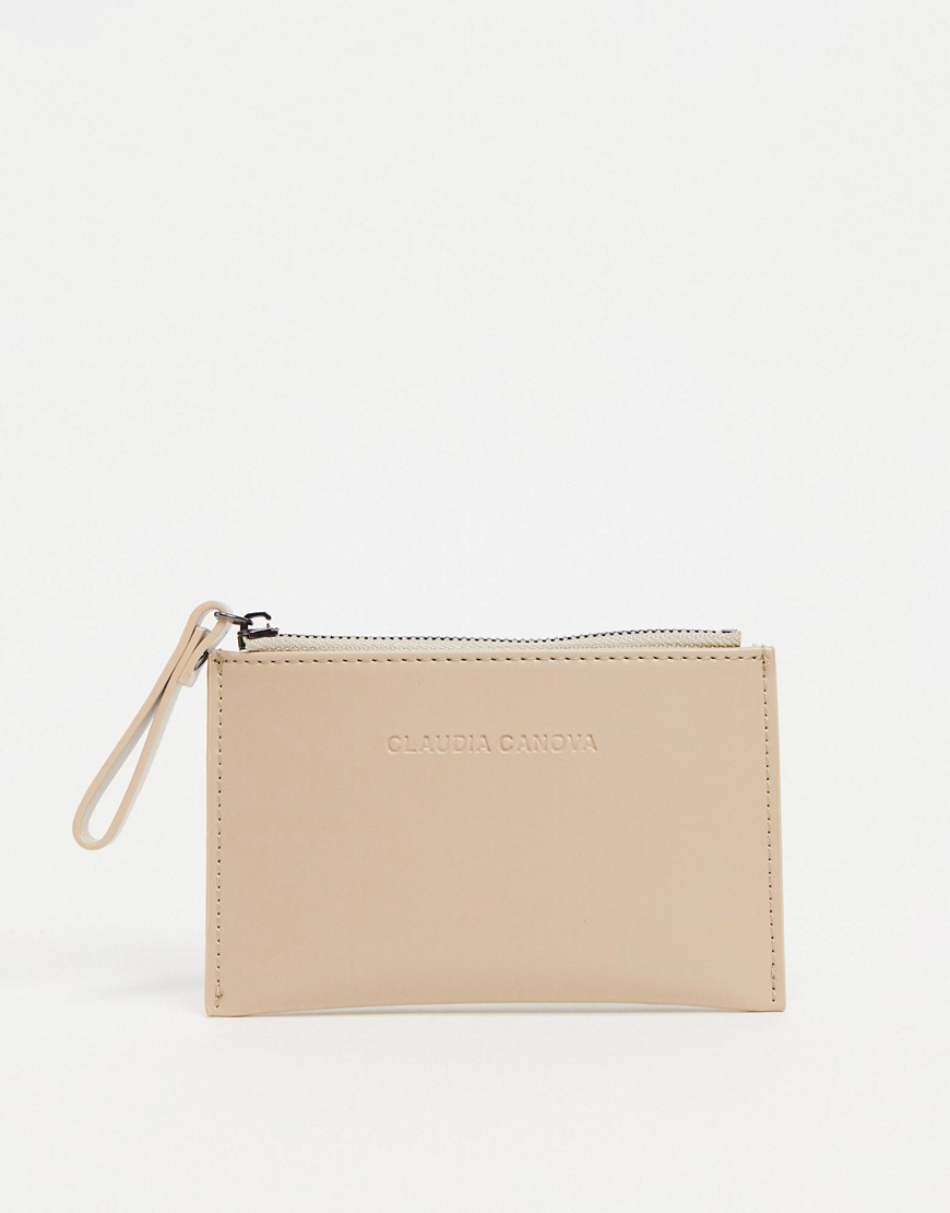Claudia Canova wrist strap wallet in taupe-Neutral