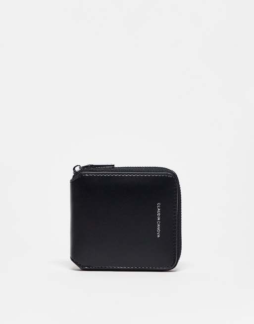 Claudia Canova zip around coin wallet in black