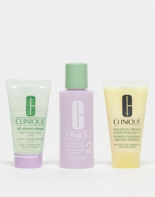 Clinique Skin School Supplies: Cleanser Refresher Course for Dry Combination Set
