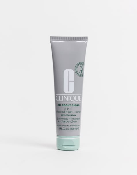 Clinique – All About Clean – 2-i-1 ansiktsmask med kol + skrubb 100ml - view 1