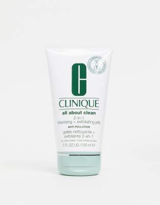 Clinique All About Clean 2-in-1 Cleansing + Exfoliating Jelly 150ml-no Colour In Transparent