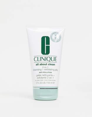 Clinique - All About Clean - Reinigendes 2-in-1-Peeling-Gelee, 150 ml-Keine Farbe