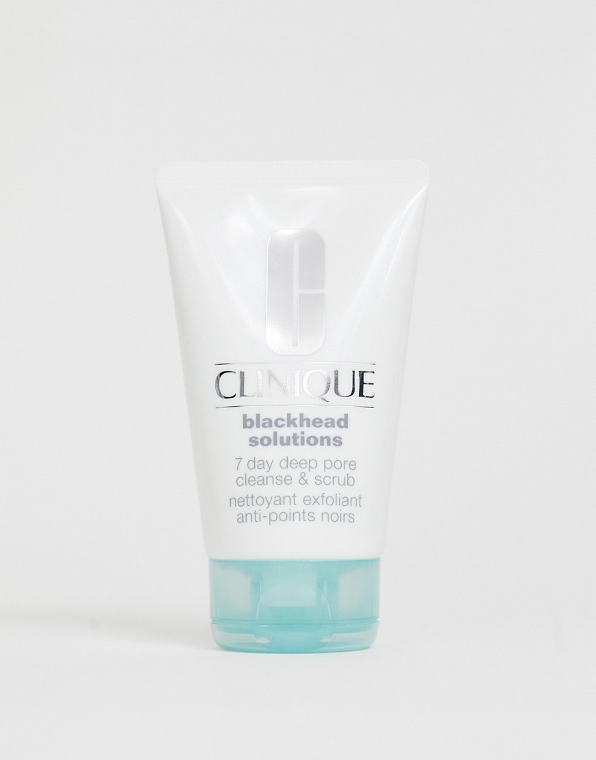 Clinique Blackhead Solutions 7 day Deep Pore Cleanse & Scrub 150ml-No colour