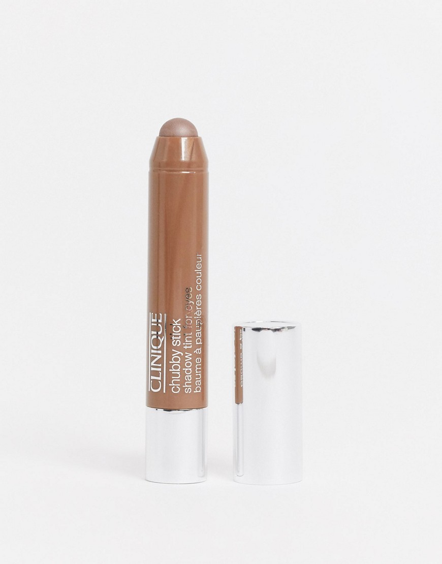 Clinique Chubby Stick Shadow Tint For Eyes -Lots O'Latte-Brown