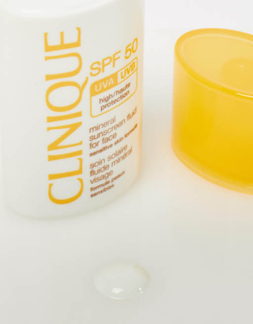 Clinique - Crème solaire minérale fluide pour le visage - Indice de protection 50 - 30ml, 3 de 4