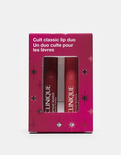 Clinique – Cult Classic Lip Duo – Zestaw podarunkowy z pomadkami Black i Pink Honey – W zestawie taniej o 10% - view 1