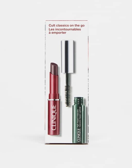 Clinique – Cult Classics On-The-Go – Zestaw podarunkowy do makijażu Black Honey – w zestawie taniej o 33%