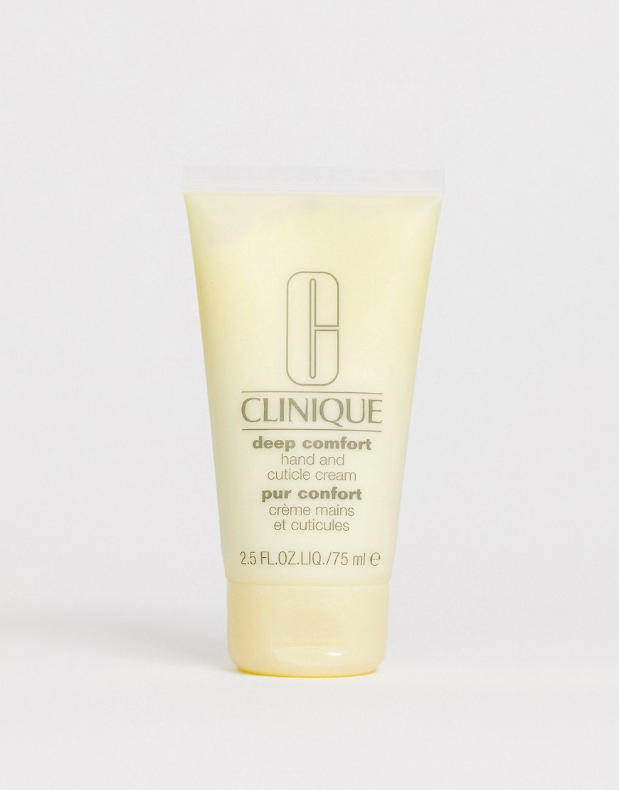 Clinique Deep Comfort Hand And Cuticle Cream 75ml-No colour