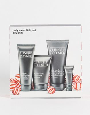 Clinique For Men Daily Essentials for Oily Skin Gift Set (save 10%)