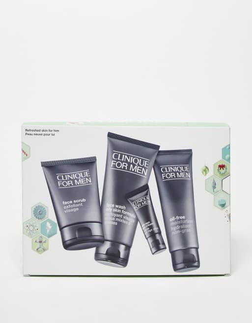 Clinique For Men Great Skin Essentials Skincare Gift Set For Oily Skin