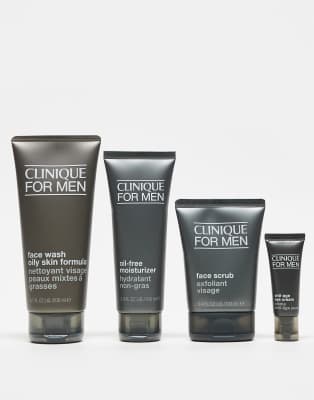 Clinique For Men - Hautpflege-Geschenkset für fettige Haut-Keine Farbe