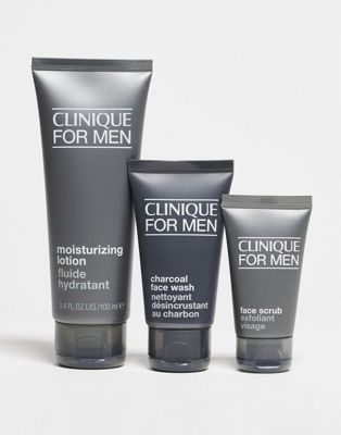 Clinique For Men Skincare Essentials Gift Set For Normal Skin Types (save 23%)