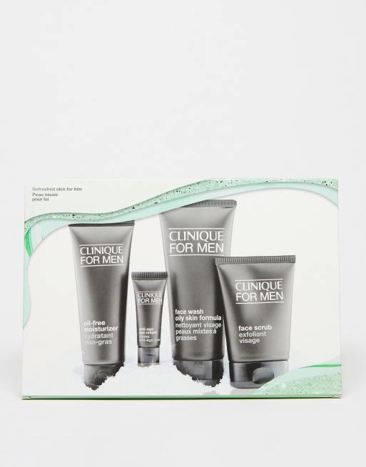 Clinique For Men - Skincare Essentials -Gift Set For Oily Skin Types (spar 15%)