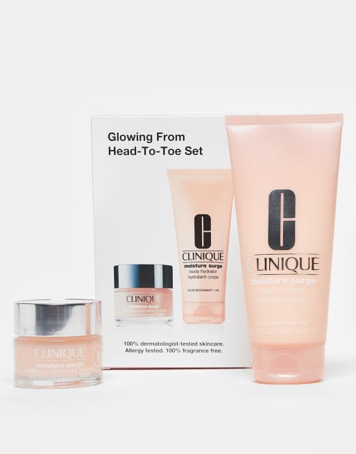 Clinique – Glowing From Head-To-Toe – Gåvoset med hudvårdsprodukter - spara 35%