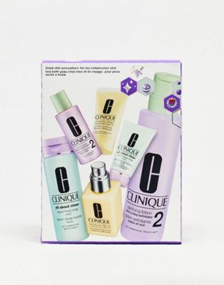 Clinique Great Skin Everywhere Skincare Gift Set For Dry Skin (save 37%)