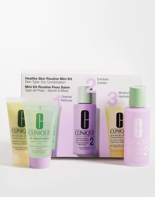 Clinique - Healthy Skin Routine Mini Kit Tipo di pelle: Secca mista - Risparmia il 35%