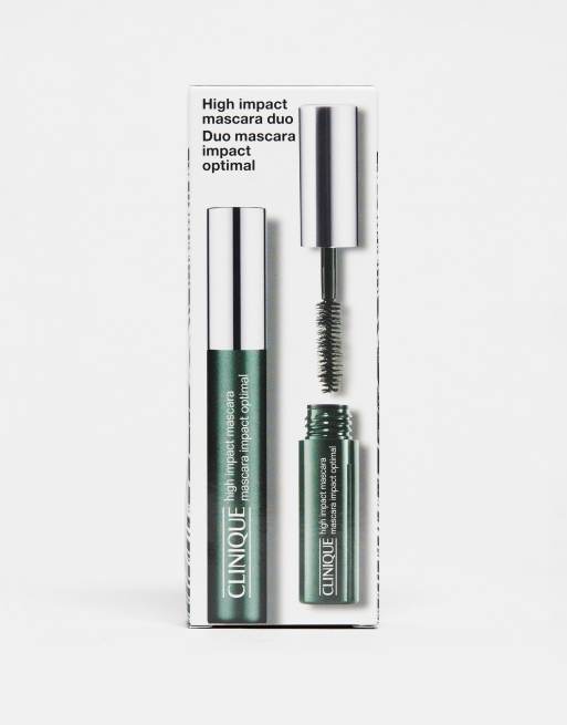 Clinique – High Impact Mascara Duo – Zestaw podarunkowy do domu i w podróż – zaoszczędź 35%