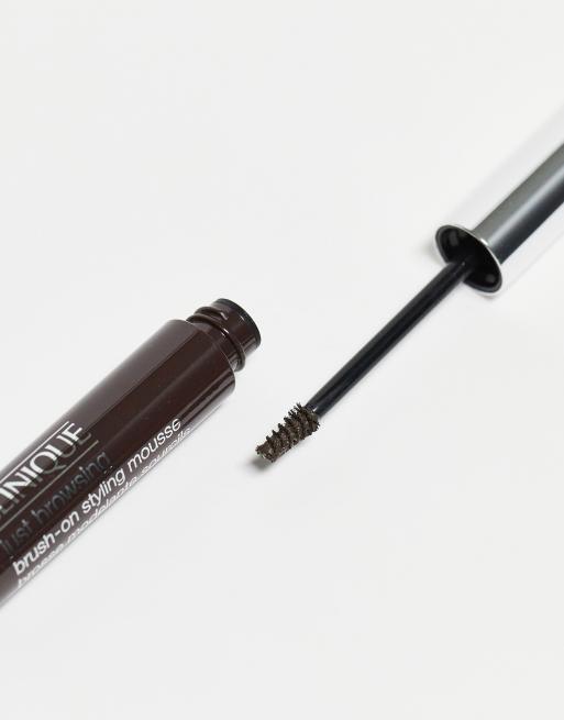 Clinique – Just Browsing Brush-On Styling Mousse – Mus stylizujący do brwi – Black/Brown, 3 z 4
