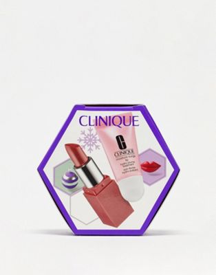 Clinique Lip Luxury Set: Lip Care & Lipstick Makeup Gift Set (save 28%)