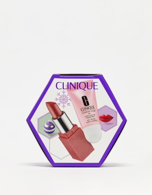 Clinique – Lip Luxury Set – Zestaw podarunkowy z kosmetykami do pielęgnacji i makijażu ust – 28% taniej