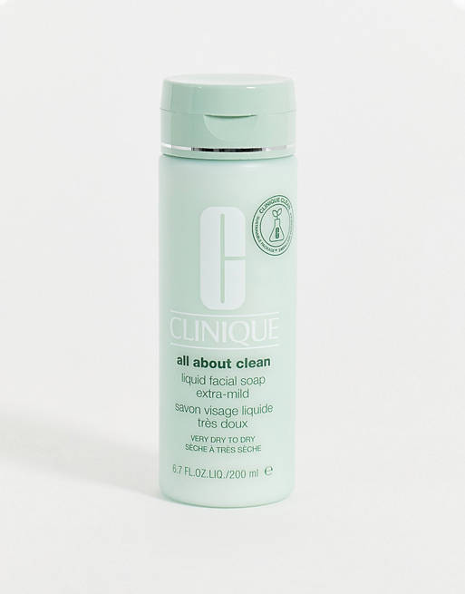 Clinique – Liquid Facial Soap Extra Mild 200ml – Łagodne mydło do twarzy w płynie