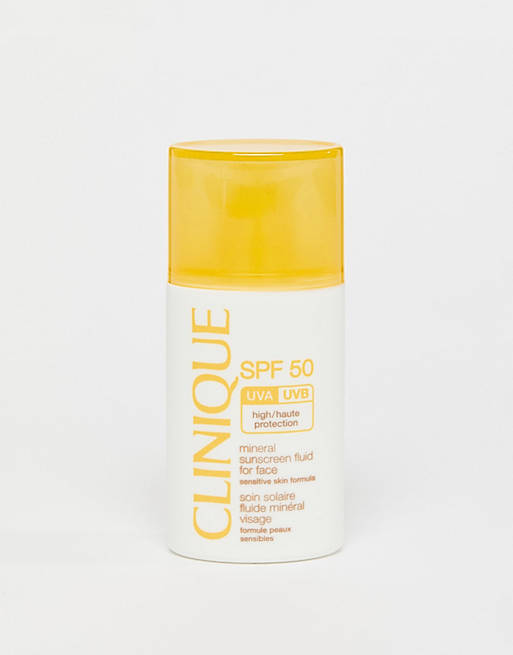 Clinique – Mineral Sunscreen Fluid For Face – krem do twarzy z filtrem SPF 50, 30ml