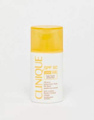 Clinique Mineral Sunscreen Fluid For Face SPF 50 30ml-No colour