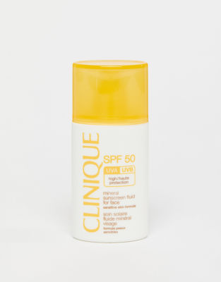 Clinique - Mineral Sunscreen - Gesichtsfluid mit LSF 50, 30 ml-Keine Farbe