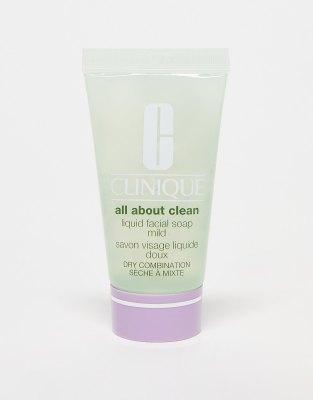 Clinique - Mini All About Clean Liquid Facial Soap Mild - Milde Flüssigseife in Reisegröße - 30ml-Keine Farbe