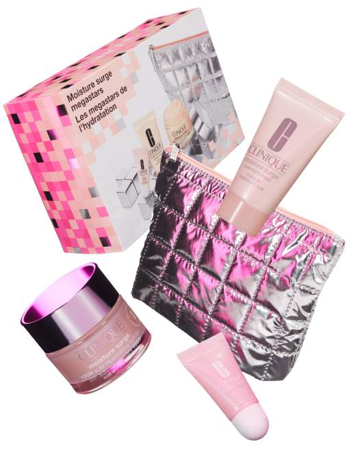 Clinique - Moisture Surge Megastars - Gavesæt med fugtende hudprodukter - Spar 32%